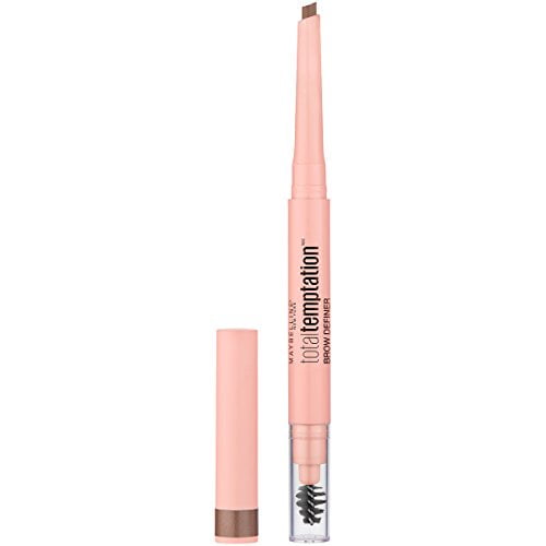 Maybelline Total Temptation Eyebrow Definer Pencil, Soft Brown, 1 Count