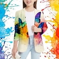thumbnail image 2 of Veste de Costume Personnalisée Imprimée Encre Colorée pour Garçons et Filles, 2 of 4