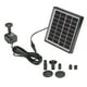 thumbnail image 4 of Bomba de fuente solar Ticfox 2W ahorro de energía negro para jardín baño de pájaros, 4 of 14