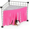 thumbnail image 1 of Fiudx Hamacas Pequeñas para Mascotas, Diseño Cálido con Borlas, Cama Suave y Acogedora, Accesorio para Colgar En La Jaula, Ideal para Hámsteres, Ratones y Planeadores, Comodidad Invernal, Tamaño 31,5, 1 of 6