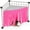 Pink, variant on Small Pet Hammock - Soft Cozy Cuddle Bed Cage House for Hamster Glider Mouse | Warm Plush Sleep Sack, 12.4x10.6In