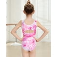 thumbnail image 4 of Gymnastics Leotards for Girls, Sleeveless Sparkly Dance Biketards with Shorts Ballet Tumbling Outfit for 3-12 Years, 4 of 9