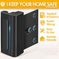 thumbnail image 2 of Home Security Door Reinforcement Lock: Metal Front Door Locks for Kids Safety, Child Proof Door Latch for Top of Door Inside, Extra Flip Lock Withstand 800lbs, Deadbolt Lock Home Defender,1PC Black, 2 of 12