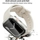 thumbnail image 3 of 6 Pack for Apple Watch Series 8 7 41mm Case with Built-in Tempered Glass Screen Protector, Overall Full Protective Bumper PC Cover for iwatch 41mm Accessories, 3 of 5