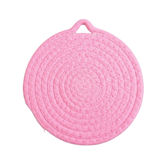 Coasters Set of 4 for Drinks, Cotton Woven Absorbent Boho Coasters for Home Decor Cups - Hot or Cold Drink Heat Insulating Cup Pad,D