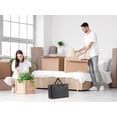thumbnail image 6 of Unique Bargains 1 Pack Clothes Storage Bags Moving Bags Dark Gray 20*14*8in, 6 of 7