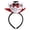 Red, variant on Ticikt Plush Halloween Headbands, 3D Cute Character Cosplay Head Boppers Party Accessories for Adults Kids