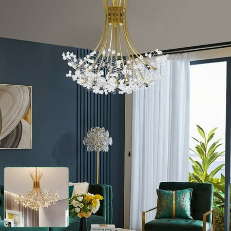 

TFCFL 13-Lights LED Chandelier Dining Room Dandelion Firework Pendant Lamp Fixture