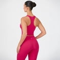 thumbnail image 5 of YITTY Active Women's UltraLuxe Built-in Bra Tank Top, Athleisure, 4-Way-Stretch, Raspberry Pink, XS, 5 of 7