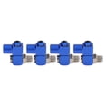 thumbnail image 2 of Conector De Manguera De Aire, 4 Piezas 1/4 Pulg. NPT Conector De Manguera De Conexión De Aire Giratorio Adaptador De Herramienta Neumática Giratorio De 360 ​​​​° 150 PSI, 2 of 8