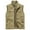 Khaki, variant on Levmjia Mens Vest Jacket Casual Stand Collar Pure Color Quick Dry For Hiking Skiing Workwear Outdoors Winter Sleeveless