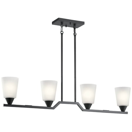 

Kichler Skagos Linear Chandelier BLK