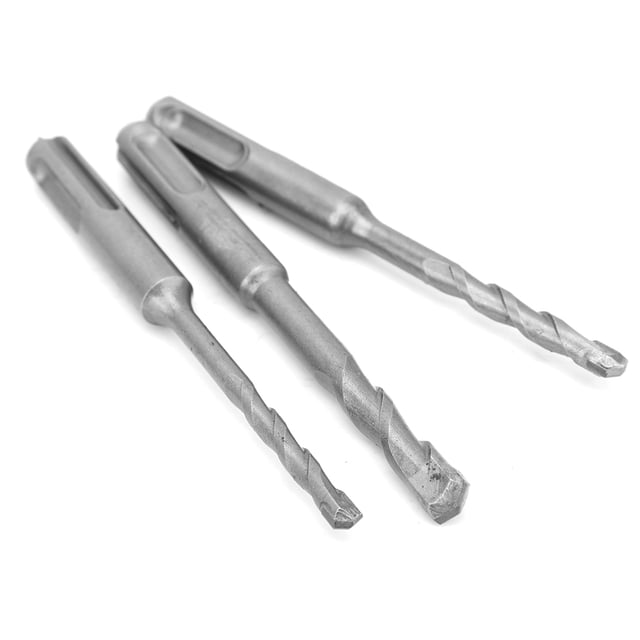 Taladro 20 Piezas SDS Martillo Perforador Brocas Cincel Conjunto De Herramientas Con Caja De Herramientas Azul