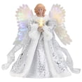 thumbnail image 3 of Adorno Navidad Con Ángel Luces (dorado), 3 of 9