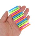 thumbnail image 5 of Mobutofu 5Pcs Transparent Sticky Notepads Ultrathin Index Tabs Multi Color Highlighting Content 3.93x2.16x0.2In, 5 of 8