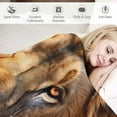 thumbnail image 3 of HENGT  Printed Lion Throw Blanket Super Soft and Cozy Feeling Blanket Perfect for Couch Sofa Bed Animal Blanket, 3 of 6