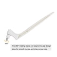 thumbnail image 3 of Uxcell Craft Cutting Tools, 360 Degree Rotating Cutter with 15 30 45 Degree Tip, White, 3 of 5