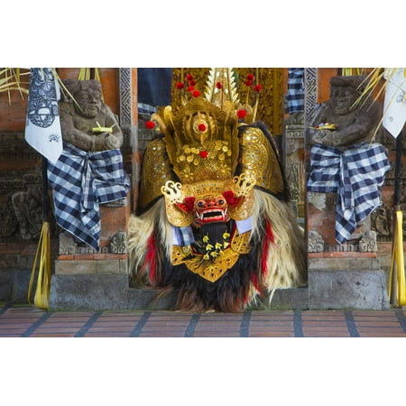 Indonesia, Bali. Barong dance costume. Print Wall Art By Jaynes Gallery