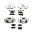 thumbnail image 3 of PowerStop Front and Rear Z23 Evolution Sport Carbon-Fiber Ceramic Brake Pad and Drilled & Slotted Rotor Kit Fits: ACURA Select Models K2441, 3 of 10