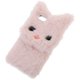 thumbnail image 4 of Funda de teléfono con diseño de gato de peluche, esponjosa y protectora, compatible con iPhone 7/8/SE, 4 of 6