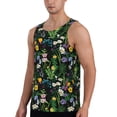 thumbnail image 2 of Easygdp Chamomile Men's Tank Top, Sleeveless Muscle T Shirts, Breathable, Quick-Dry, Loose for Gym, Running, Fitness - Large, 2 of 9