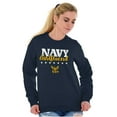 thumbnail image 5 of US Navy Girlfriend Anchor Logo Women Crewneck Sweatshirt Brisco Brands X, 5 of 6