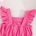 thumbnail image 5 of snilers Toddler Girls Clothes Cute Outfits 2 Piece Bow Ruffle Tank Tops Skirt Summer Clothing Sets Size 12 Months-6 Years, 5 of 7