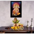 thumbnail image 3 of IBA Indianbeautifulart Panch Mukhi Hanuman Picture Frame Religious Poster Black Wall Frame Deity Photo Frame Wall Decor&nbsp;For Home/ Office/ Temple-6 x 8 Inches, 3 of 7