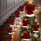 thumbnail image 4 of 6 Piezas de Lazos Navideños de Terciopelo Rojo Vino para Colgar en el Árbol de Navidad, Adornos Navideños con Lazos, 4 of 5