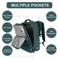thumbnail image 5 of DAKIMOE Large Travel Backpack for Women Men Laptop Bag Airline Approved Carry On Backpacks Waterproof Anti Theft Gym Bags Hiking Flight Approved Luggage Casual Daypack, Large, Peacock Blue, 5 of 9