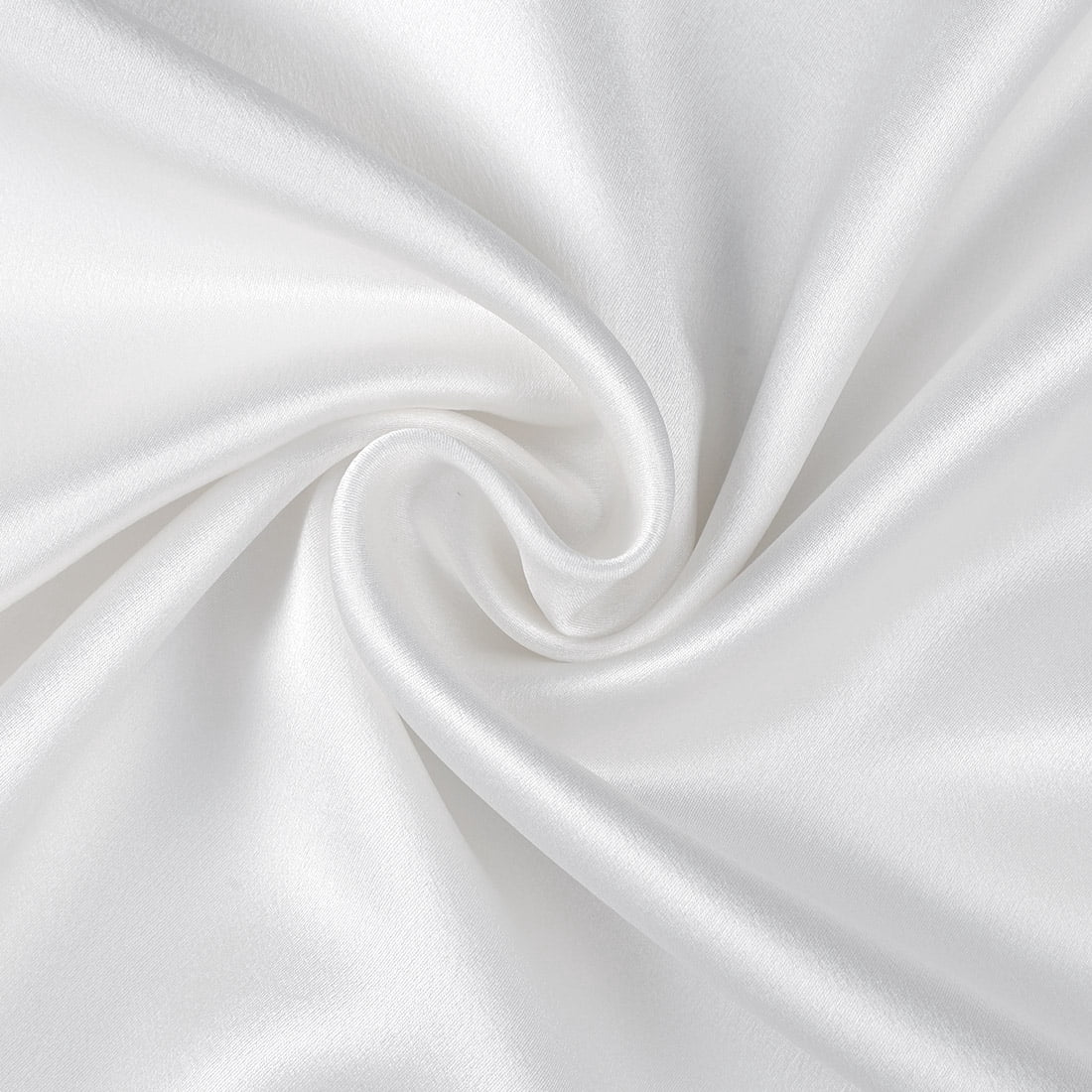 PiccoCasa Silk Pillowcase for Hair and Skin, 22 Momme Silk Pillow Cases Covers with Zip Queen White