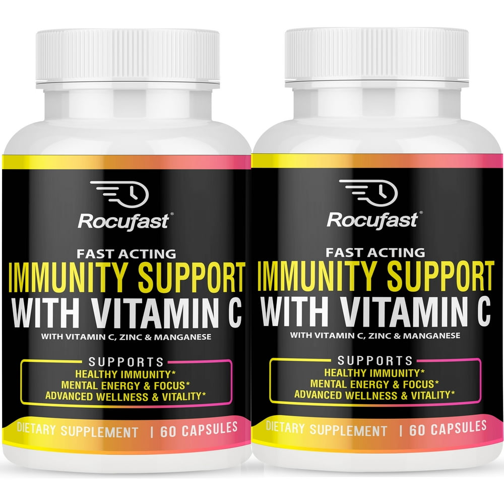 Immune Support Immunity Booster Supplement With Vitamin C, Zinc
