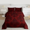thumbnail image 2 of Manfei Boys Girls Hippie Damask Bedding Comforter Set 2pcs,Exotic Style Twin Comforter Sets Microfiber,Traditional Floral Flower Breathable Bedding Set,Lightweight Room Decor,Reversible, 2 of 8