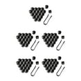 thumbnail image 3 of Decodeary 20 Pieces Car Wheel Nut Caps Auto Hub Screw Cover Dust-proof with Clip Black 19mm 5Set, 3 of 6