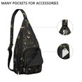 thumbnail image 4 of Steampunk Cosmic Sling Backpack - Vintage Astronomical Map Print, Fashionable Crossbody Bag for Students & Office Workers, 4 of 4