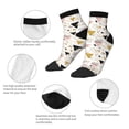 thumbnail image 5 of Fuzoiu Geometric Triangle Print Adult Socks, Crew Moisture-wicking Socks, Unisex Cushion Crew Socks,Casual Sports Ankle Socks, 5 of 7