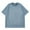 Blue, variant on JLFKNG Summer Mens T-Shirt Tops Oversized Suede T Shirts Simple Solid Color Breathable Loose Fit Short Sleeve Tee Shirt Suitable For Outdoor Sports