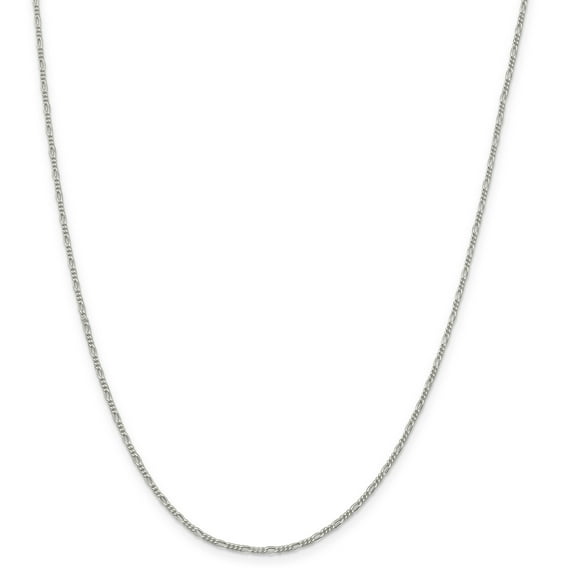 Primal Silver Sterling Silver 1.4mm Figaro Chain