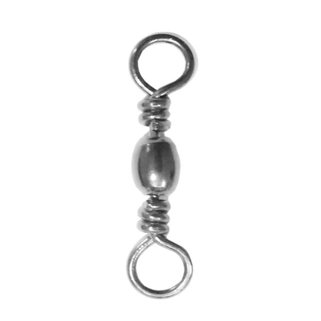 Greeniant Conectores giratorios de acero al carbono para pesca, 100 piezas, agua salada Flexible, anillo de 12-27mm, accesorios para anzuelos, tamaño Type3 NO3 Greeniant DJ0451-02