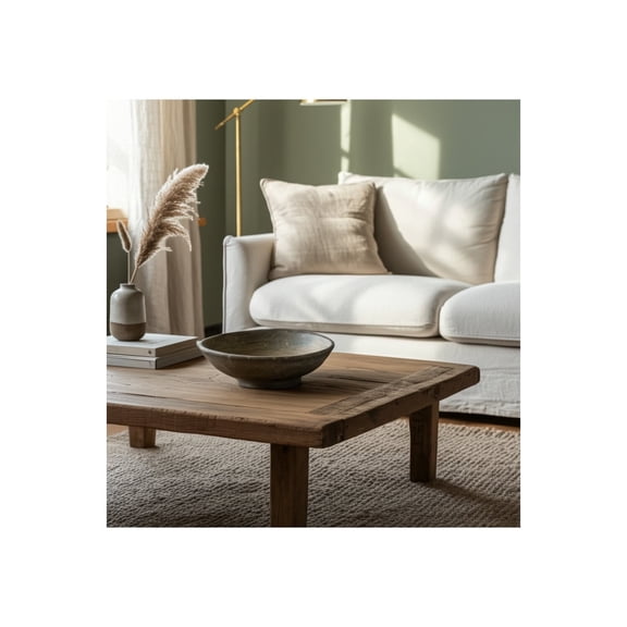 Rustic Oversized Oval Decorative Bowl - Complements Coffee Table Decor and Centerpiece Table Decorations - Ideal for Home Decor Accents, Key Bowl, Candy Bowl, and Kitchen Counter Decor - 3.75", Brown