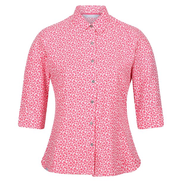 Regatta - Camisa Nimis IV Floral para Mujer (Rosa tropical)