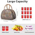 thumbnail image 5 of Lunch Bag Lunch Box for Women Men,mandala Reusable Insulated Lunch Tote Small Leakproof Cute Lunch Cooler with for Supermarket Shopping, 5 of 7