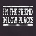 thumbnail image 4 of Go All Out I'm The Friend In Low Places Funny Country Music Gift V Neck T-Shirt Women, 4 of 5