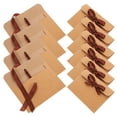 thumbnail image 1 of CTIRCHIU 50Pcs Graduation Parties Envelopes With Ribbons Retro Kraft Paper Coffee Vintage Style Packaging, 1 of 8