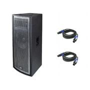 Peavey Qw4F Pro Audio Passive 5600W Dual 15" Arena Speaker W/ (2) Speakon Cables