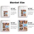 thumbnail image 6 of Custom Blankets with Photos Personalized Picture Blankets Customized Photo Blanket Gifts Birthday Gift for Wife Husband Girlfriend Boyfriend, 6 of 6