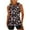 Black, variant on Otvok Tankini Tops for Women Classic Print High Neck Swimwear Bathing Suit Swimsuits with Shorts S-XXL