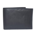 thumbnail image 7 of MARSHAL Kids Slim Genuien Leather Coin Pouch Bifold Compact Wallet Navy Blue, 7 of 7