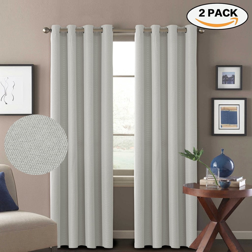 Off White Linen Curtains Ultra Thick And Durable Thermal Insulated