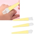 thumbnail image 4 of Set de Brosse en Silicone, Kit d'Application de Brosse en Silicone Réparti Uniformément Léger Mains Libres Portables pour Voyager Jaune, 4 of 8